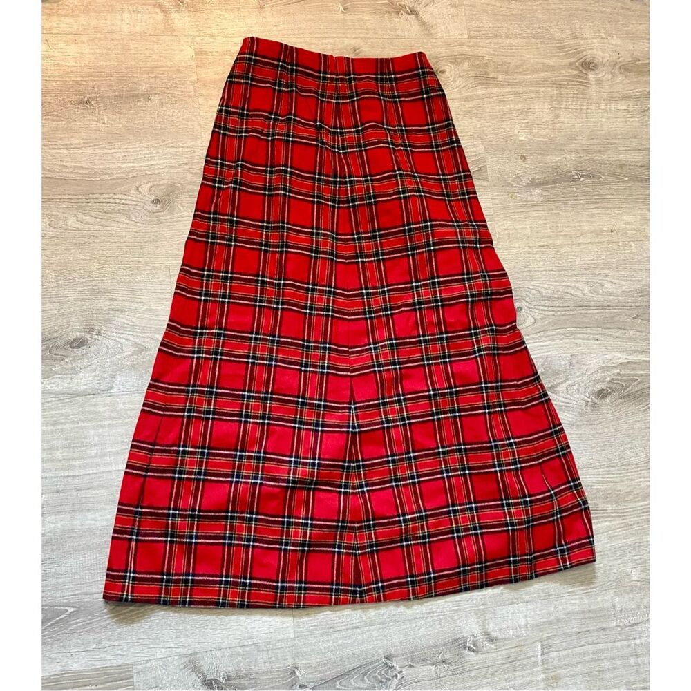 Handmade Tartan Maxi Skirt